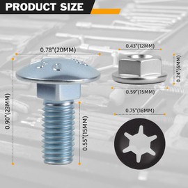 CHENACC Gas Tank Skid Plate Bolts Compatible with Jeep Wrangler TJ 97-06 Grade 8 Bolts & Flange Nuts & Push nut Bolt Retainers