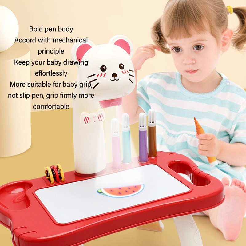 Kids Projection Drawing Sketcher Multifunctional Safe Intelligent Drawing Projector Machine