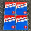 Bazooka 4-PACK LOT OF BAZOOKA ORIGINAL BUBBLE GUM 6 PIECES