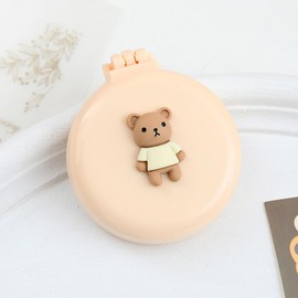 Apricot Bear Travel Hair Comb, Pocket Comb Mini Hair Comb Folding Hair Brushes Mini Round Hair Comb Suitable for Women and Girls, Hair Combs, Styling Tools and Appliances (2H988)