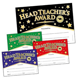 40 Head Teachers Award Formal Design Childrens Pupils School Reward Certificates A5 Primary Teaching Services