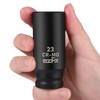 EGOFIX 1/2" Drive Deep Impact Socket, 23mm Socket, CR-MO, Metric,