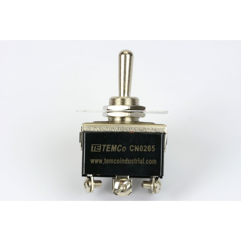 2 pc 20A 125V Toggle Switch (ON)-Off-(ON) DPDT 6 Terminal