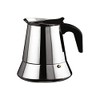 Ilsa Espresso Bonkaffe Stainless Steel Italian Cafetiere, Silver 4 cups