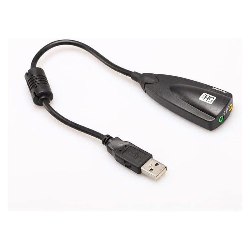 USB 2.0 External Audio Adapter, 7.1 Stereo Sound Card Dynamic