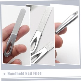 Healvian 3pcs Dual-sided Nail Files Lightweight Manicure Tool for Finger Toe Nails Compact Pedicure File for False Care Smooth Sanding for Easy Grooming