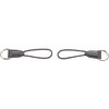 D-Ring FLEXIBLE, schwarz/silber