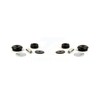 Rear Suspension Strut Shock Mounting Pair Replacement For Toyota Corolla