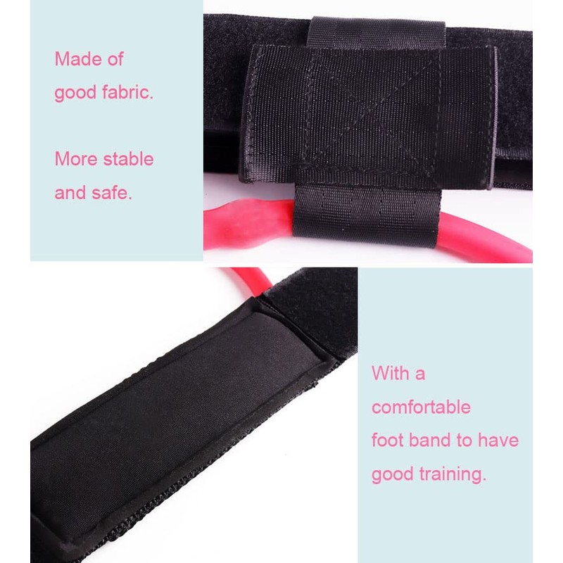 zalati Stretching Belt with Resistance Rope Workout Bands for Legs