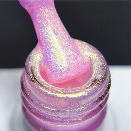 Twinkled T Gel Nail Polish - Long Lasting 15ml Soak Off LED UV Nail Lamp Gel Polish for Nail Art 0.5oz (Pearly Gates)