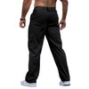 Comdecevis Mens Cargo Pants Wide Leg Sweatpants with Pockets Relaxed