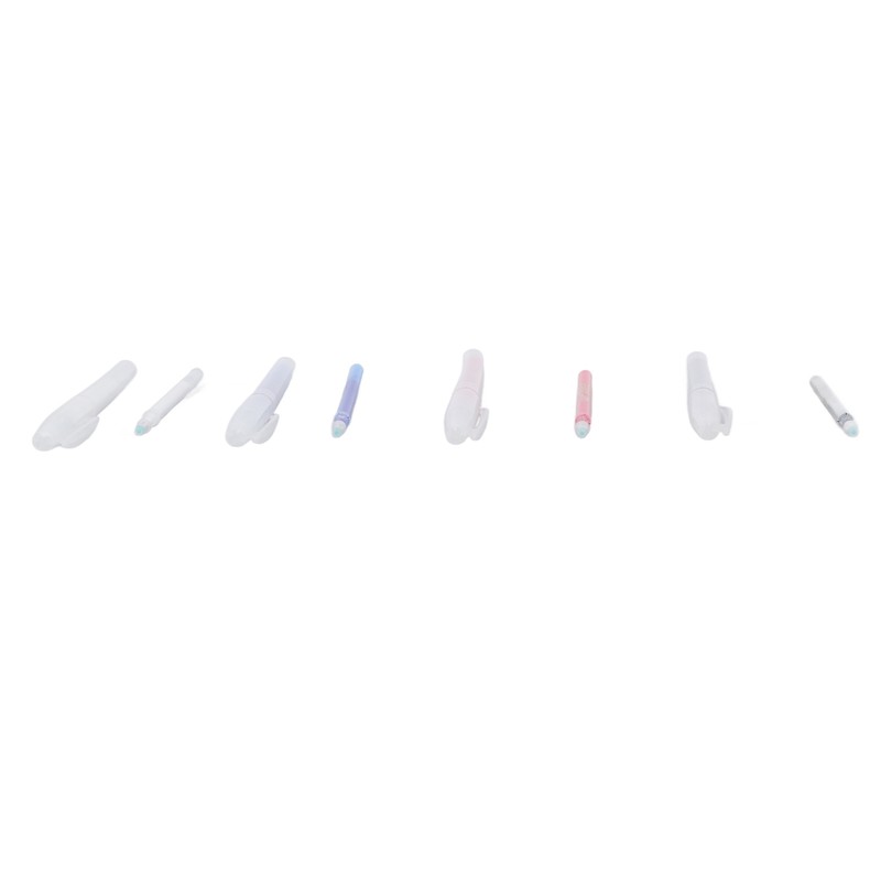100Pcs Heat Erase Pens Erasable Smoother Writing Various Colors Fabric