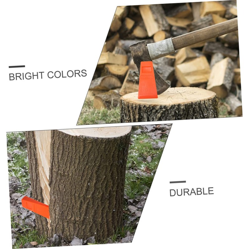 Kisangel Tree Wedge Woodcutting Accessory Logging Chock Tool Cutting Wedge