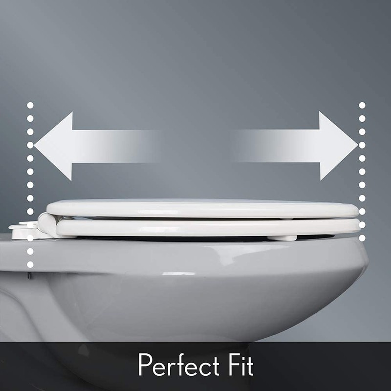 Mayfair 1843SLOW 000 Lannon Toilet Seat will Slow Close and