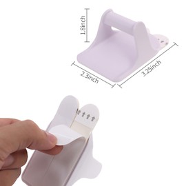 Bettli 6 Pcs Wall Mounted Spray Bottle Hook Bracket Spray Bottle Organizer Adhesive Hook Kitchen Bathroom Storage Hook