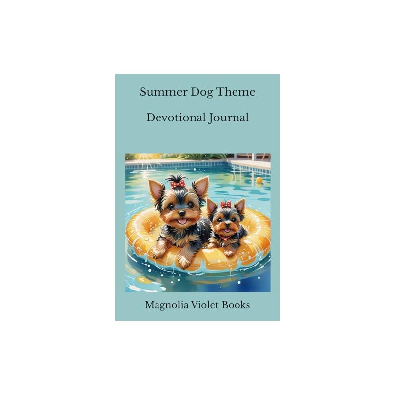 Summer Dog Theme Devotional Journal