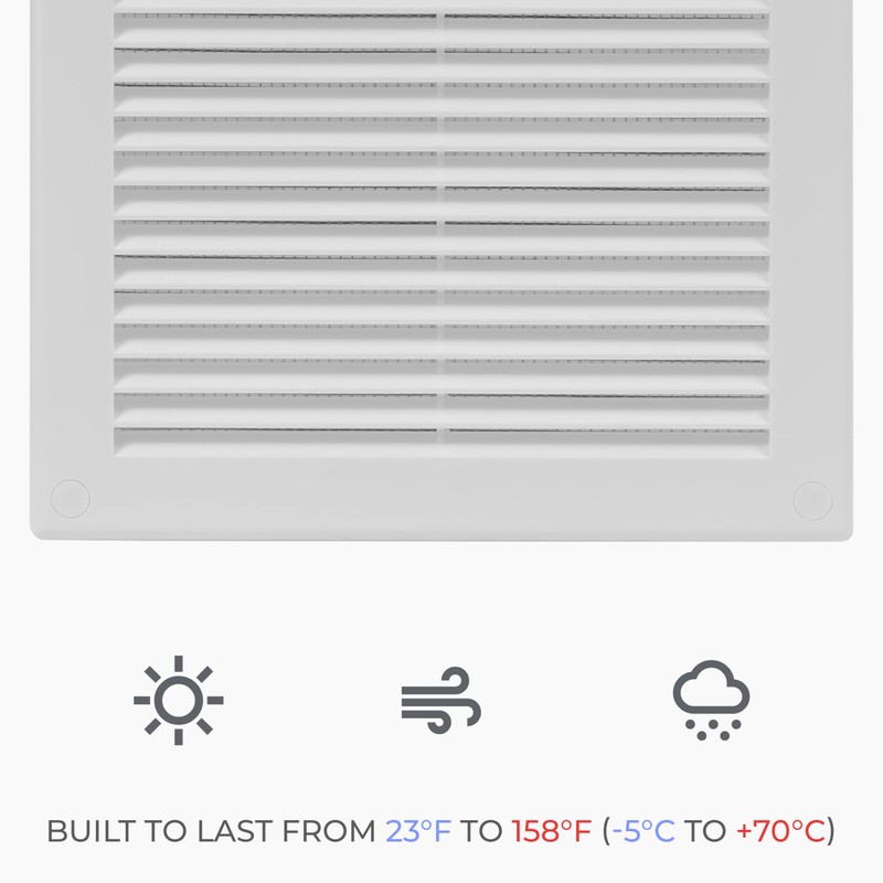 HVAC OV 10" x 10" (Outer Size) Square Air Vent