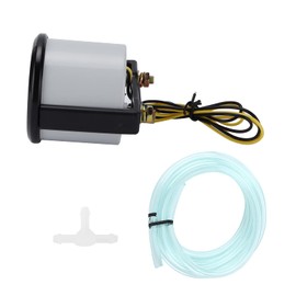 Digital Boost Gauge, 12V Turbo Boost Pressure Gauge 52mm 2in 35PSI Digital Display Blue Red LED Modification Universal