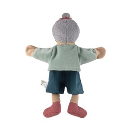 Hand Puppet Grandma Soft Toy for Kasperle Theatre Storytelling and First Role Play for Girls and Boys