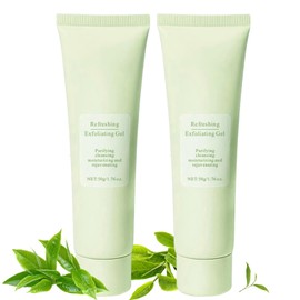 Purifying Exfoliating Gel, Facial Scrub Exfoliator, Purifying Blackhead Scrub For Women, Exfoliating Face Wash - 2PCS (Green (2pcs))