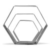 Large Hexagon Cookie Cutter Set - 5”,4”,3” - 3 Piece