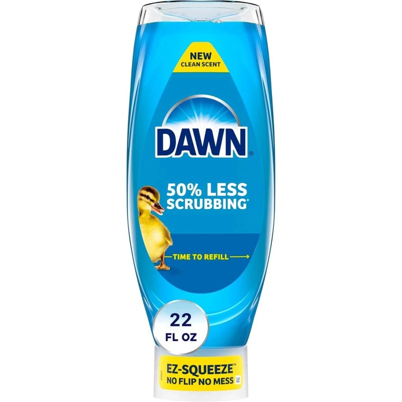 Dawn EZ-Squeeze Ultra Dish Soap Dishwashing Liquid, Original, 22 fl