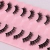 10 Pares De Pestañas Postizas 3d Vivid De Media Longitud