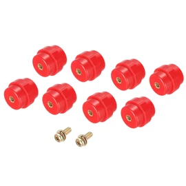 PATIKIL Insulator 8pcs SM30 High-Strength Polyester Standoff Insulators with M6 Screws for Power Distribution Cabinet
