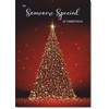 doodlecards Someone Special Christmas Card Red Christmas Tree Large A4