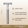 Gearhub Double Edge Safety Razor Stainless Steel Metal Reusable Wet