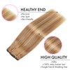 EINbeauty Clip-In Real Hair Extensions, 7 Pieces, 120 g, 40