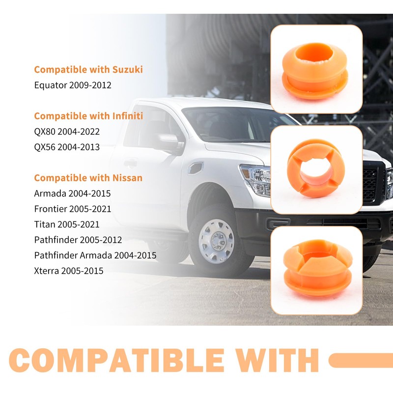 2PCS Transmission Shift Cable Bushing Repair Kit OEM#134193,Shifter Bushing Kit
