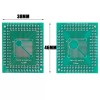 10 PCB 프로토 보드 SMD에서 DIP 어댑터 플레이트 변환기 TQFP