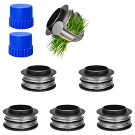 Eyoloty KST 130X-06 Replacement Trimmer Spool Line 0.080" 17Ft Compatible with Kobalt 40-Volt KST-130X String Trimmer Weed Eater,2905303 Dual Line Spool with Replacement Bump Knob (8 Pack)