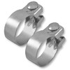 2x Wide Range Clamps Diameter 37-82 mm Exhaust Clamp Tractor