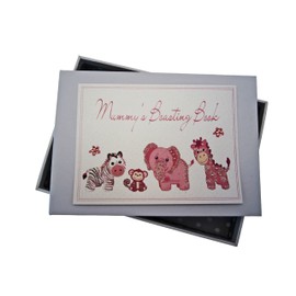 White Cotton Cards Mummy's Boasting Book Photo Album (Tiny, Pink)