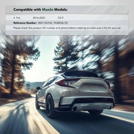 YHTAUTO Rear Left Driver Side Bumper Mount Retainer Bracket Compatible with Mazda CX-9 2016-2023, Plastic Bumper Bracket