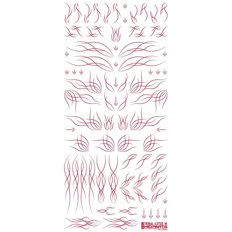 haikyu-pa-tu Red toraibaruro-tasu/Medium Set of 1 Plastic Model Decal Tri