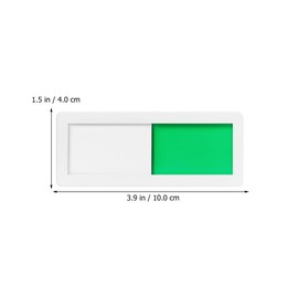 Operitacx 2 Pieces Free or Occupied Sliding Sign with Slider, Free or Occupied Sliding Signs, Occupied Toilet Sign for Waiting Rooms, Meeting Rooms, Room Status Room Sign, Silver, 10 x 4 cm