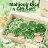 4 Pcs Mahjong Crystal Dice, 16mm Game Dice Set