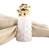 DII Vintage-Inspired Napkin Rings for Wedding, Parties Gold Pineapple