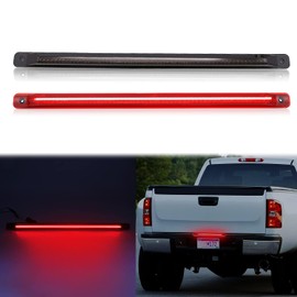 Mynoway LED Tailgate Lamp Replacement for Silverado Sierra 2500HD 2001-2014, Silverado Sierra 3500HD 2007-2014, Rear Red Brake Stop Light Bar with Ventilation Holes, Replace OE 15248604