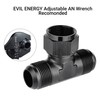 EVIL ENERGY 16AN Male Tee Fitting Adaptor with AN16 Female