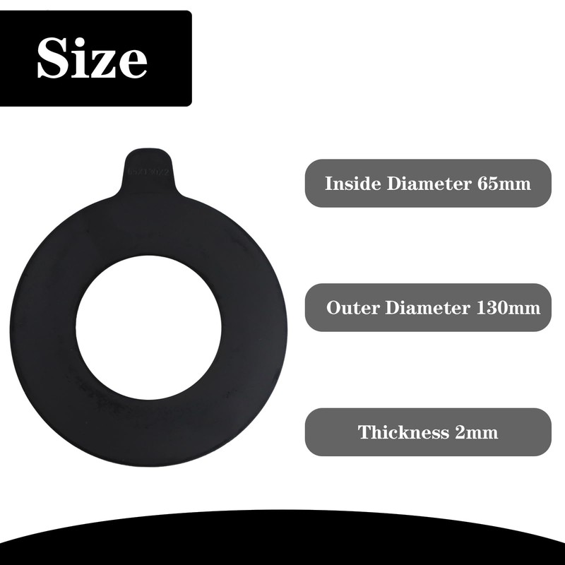 GYUPTRK 8 x 65mm Bucket Pin Shim Kit for Excavator
