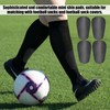 4pcs Mini Soccer Shin Guards, Dark Grey Extra Mini Football
