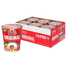 Tapatío Ramen Noodle Soup, Original - Microwaveable Cup, 2.29 oz. (65g), 6-Pack