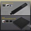 All Metal 12" Rainfall Shower Head with Handheld Spray Combo,