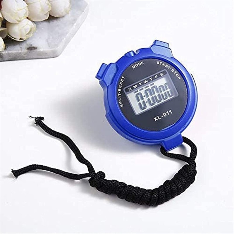 Digital Handheld Sports Stopwatch, Outdoor Multi-Function Digital Timer, Split/single Lap