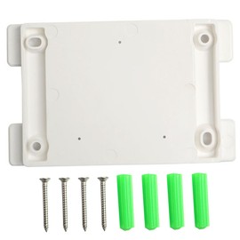 KOMBIUDA CD Player Installation Board Wall Mounted Fixed Accessory for Home Office Easy to Install Durable and Stylish Compatible with CD Players White Color with Random Screw Random Color