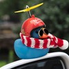 wonuu Rubber Duck Toy Car Decoration Ornaments Duck Car Dashboard